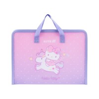 Папка - портфель Kite на блискавці A4 Hello Kitty, 1 відділення (HK25-202-1)