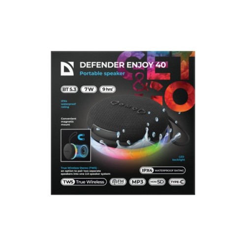 Акустична система Defender Enjoy 40 Black (65141)