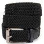 Ремінь Vintage Текстильний чоловічий Чорний (20525)