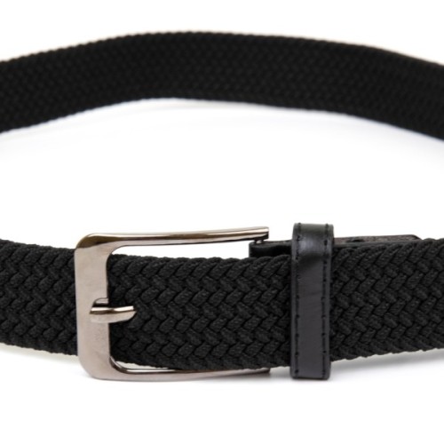 Ремінь Vintage Текстильний чоловічий Чорний (20525)