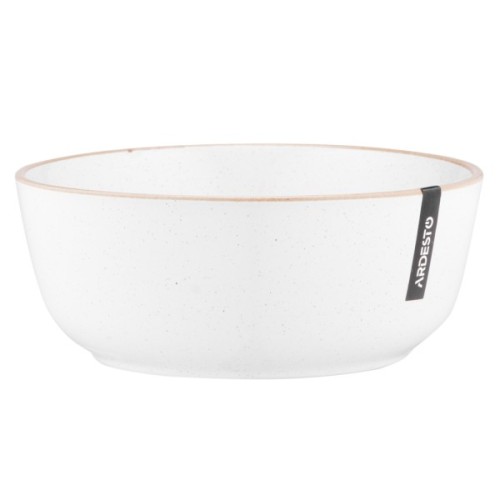 Салатник Ardesto Apulia 720мл, 16.2см, кераміка, білий (AR2916AW)