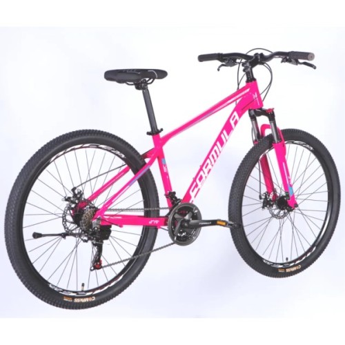 Велосипед Formula 27.5" MOTION DD FR рама-16" AL 2026 рожевий з білим (OPS-FR-27.5-299)