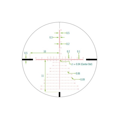 Оптичний приціл Vortex Strike Eagle 3-18x44 FFP сітка EBR-7C c підсвічуванням (SE-31802)