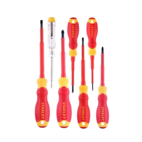 Набір викруток Stanley FatMax VDE 1000V ізольованих, 7 штук. (STHT60031-0)