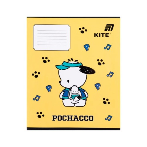 Зошит Kite Pochacco, 12 аркушів, клітинка (PC26-235)