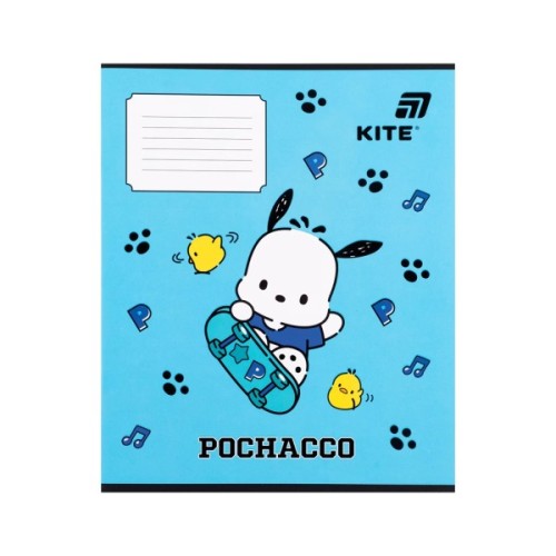 Зошит Kite Pochacco, 12 аркушів, клітинка (PC26-235)