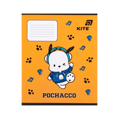 Зошит Kite Pochacco, 12 аркушів, клітинка (PC26-235)
