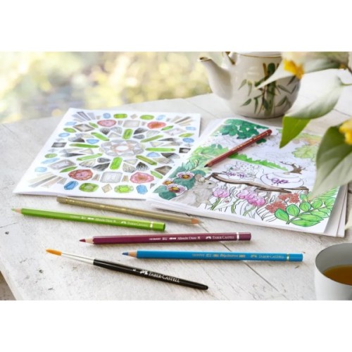 Олівці кольорові Faber-Castell Albrecht Drer ,акварельні, 24 кольора, в металевій коробці (117524) (15438)
