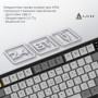 Клавіатура Ajazz AF82 Wireless/Bluetooth/USB UA Gray/White/Orange (AF82-GWO)