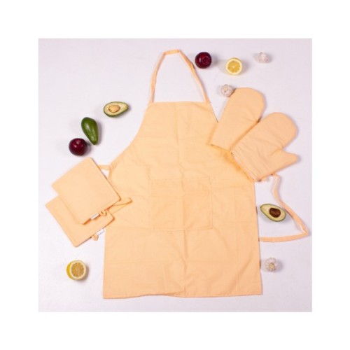 Фартух MirSon Набір 13-1027 Colombo бязь дві прихватки + дві рукавички-прихватки + фартух (2200006752790)