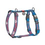 Шлея для собак WAUDOG Nylon H-подібна з QR-паспортом "Супермен Ретро", світловідбивна XL (346-1082)