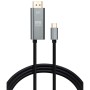Кабель мультимедійний USB-C to DisplayPort M 1.5m v1.4 8K60Hz PD 100W port Vinga (VCPVCCD1415PD)
