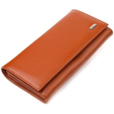 Портмоне Canpellini З натуральної шкіри Світло-коричневе (21524)