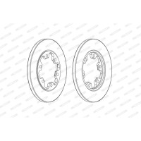 Гальмівний диск FERODO DDF2485C