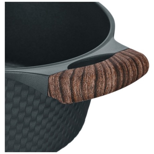 Каструля Resto Ran чорна 24 см 4,2 л (93903)