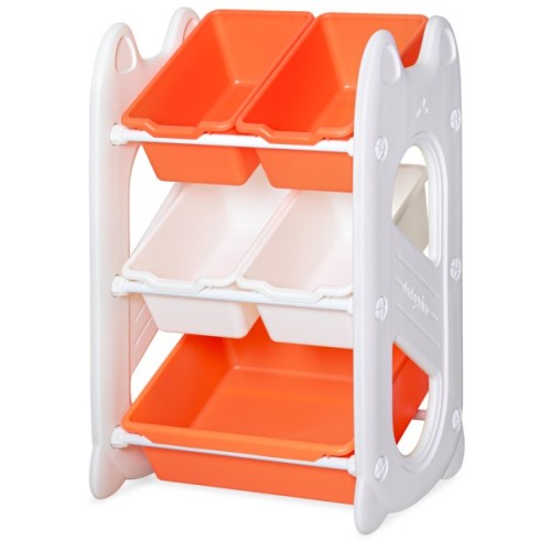 Дитячий стелаж Mealux Coral Mini Orange (KD-E021 Orange)