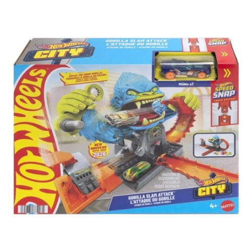 Автотрек Hot Wheels City Атака лютої горили (JHL92)