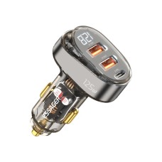 Зарядний пристрій Essager 2xUSB + 1xUSB-C 125W QC3.0/PD3.0 Display Car Charger (ECC2AC-FM12-Z) Зарядний пристрій Essager 2xUSB + 1xUSB-C 125W QC3.0/PD3.0 Display Car Charger (ECC2AC-FM12-Z)