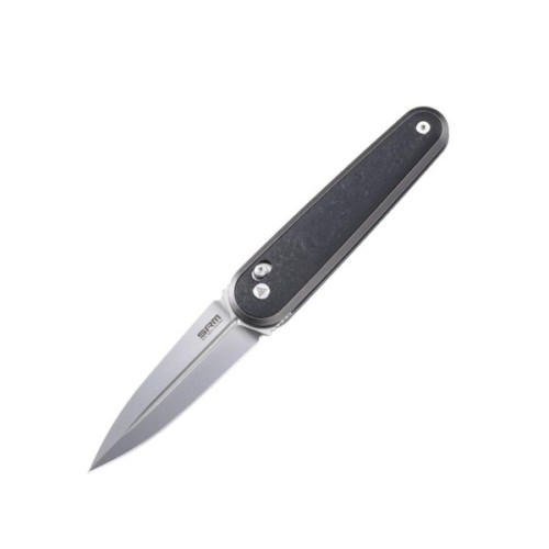 Ніж SRM Twin, Black G10/Micarta, Stonewash (251MB-GB)