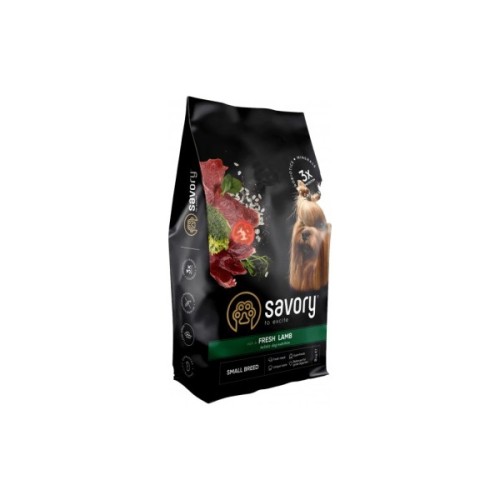 Сухий корм для собак Savory Small Breeds rich in Fresh Lamb 8 кг (4820232630334)