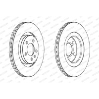 Гальмівний диск FERODO DDF928