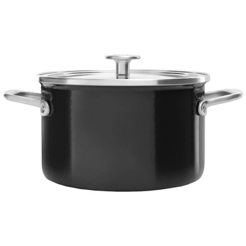 Каструля KitchenAid Steel Core 24 см 6 л матовий чорний (CC006001-001)