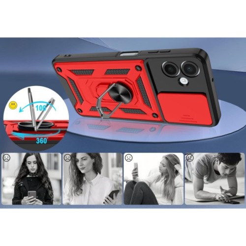 Чохол до мобільного телефона BeCover Military Samsung Galaxy A06 SM-A065 Red (713068)