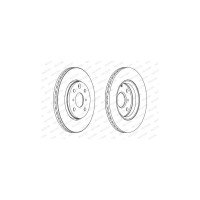 Гальмівний диск FERODO DDF1527