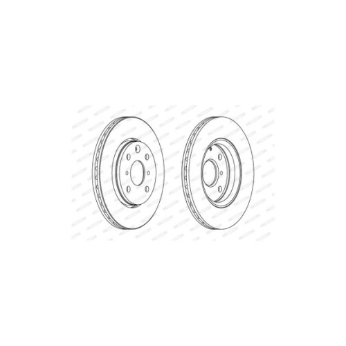 Гальмівний диск FERODO DDF1527