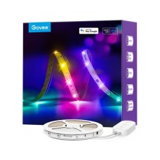 Світлодіодна стрічка Govee RGBIC Basic Wi-Fi + Bluetooth LED Strip Light 5м Білий (H618A3D1) Світлодіодна стрічка Govee RGBIC Basic Wi-Fi + Bluetooth LED Strip Light 5м Білий (H618A3D1)
