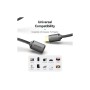 Кабель мультимедійний HDMI M to HDMI F 0.5m 4K60Hz black Vention (AHCBD)