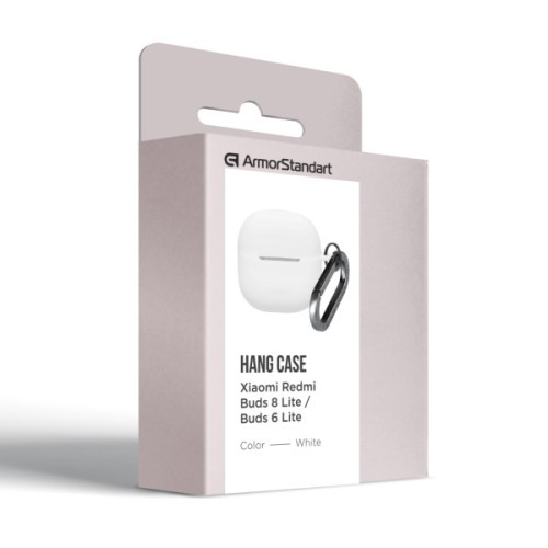 Чохол для навушників Armorstandart Hang Case For Xiaomi Redmi Buds 8 Lite/Redmi Buds 6 Lite White (ARM91107)
