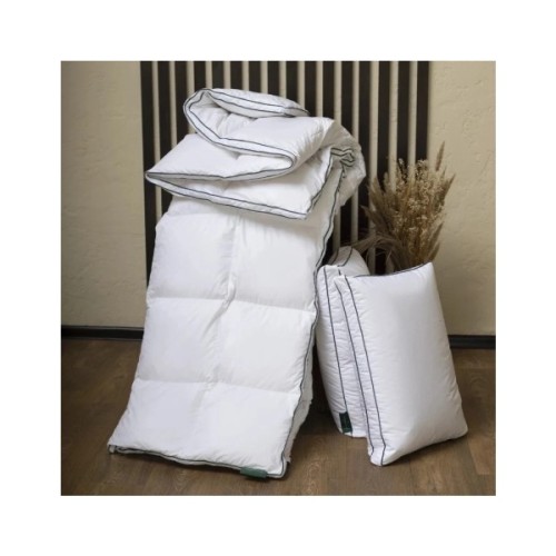 Ковдра MirSon набір №10004 Imperial Delight Ковдра зимова Євро 200х220 Гусячий пух + Дві подушки 50х70 (2200010810714)