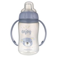 Поїльник-непроливайка Canpol babies Cute Animals тренувальна з силіконовим носиком 320 мл, синя (56/512_blu2)