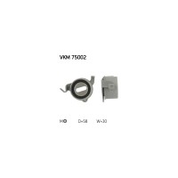 Ролик натягувача ременя SKF VKM 75002