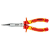 Плоскогубці Neo Tools подовжені, 200 мм, 1000 в, поліровані (01-225)