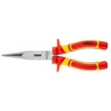 Плоскогубці Neo Tools подовжені, 200 мм, 1000 в, поліровані (01-225)