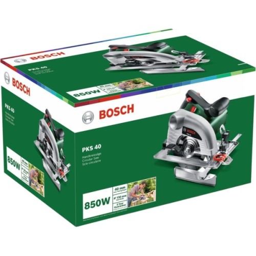 Дискова пила Bosch PKS 40 850Вт, 130мм, 2.6кг (0.603.3C5.000)