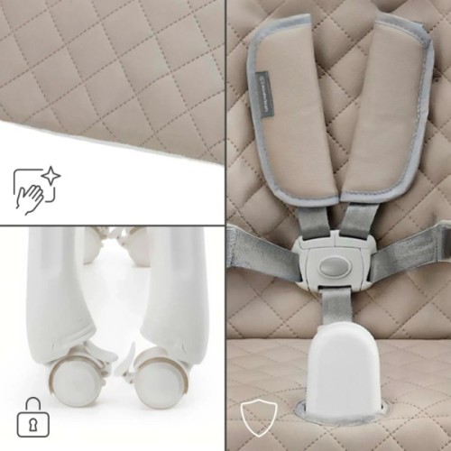 Стілець для годування Kinderkraft Tulo Beige (5902533928781)
