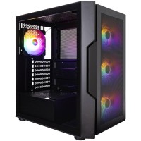 Корпус для ПК 1stPlayer T7-P-BK-4F1-PS-750FK-EU