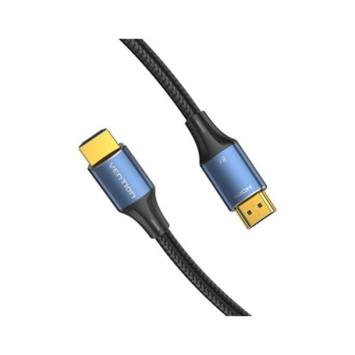 Кабель мультимедійний HDMI M to HDMI M 3.0m 8K60Hz cotton braided blue Vention (ALGLI)