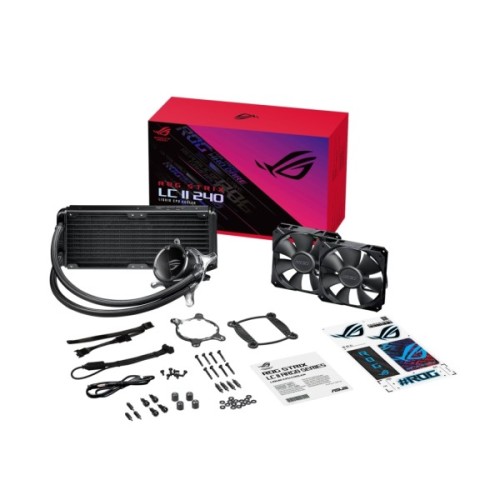 Система рідинного охолодження ASUS ROG STRIX LC II 240 Intel LGA 1700, 1200, 115x, 2011, 2011-3, 2066 AMD AM4, TR4 (90RC00E0-M0UAY0)