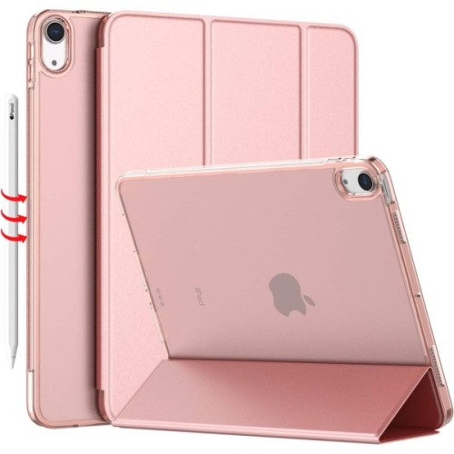 Чохол до планшета BeCover Tri Fold Hard Apple iPad Air 4 10.9 2020/2021 Pink (709660) (709660)
