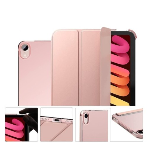 Чохол до планшета BeCover Tri Fold Hard Apple iPad Air 4 10.9 2020/2021 Pink (709660) (709660)