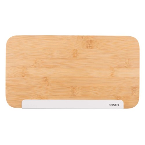 Хлібниця Ardesto Midori 33х13х18см, метал, бамбук, білий (AR0914WB)