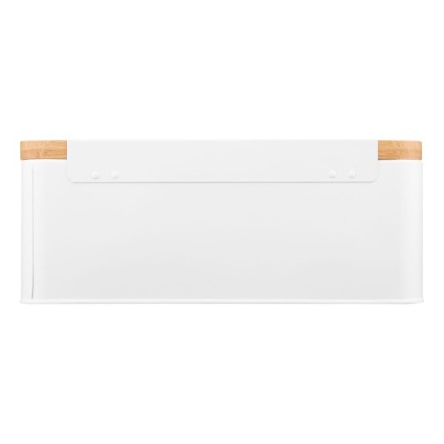 Хлібниця Ardesto Midori 33х13х18см, метал, бамбук, білий (AR0914WB)