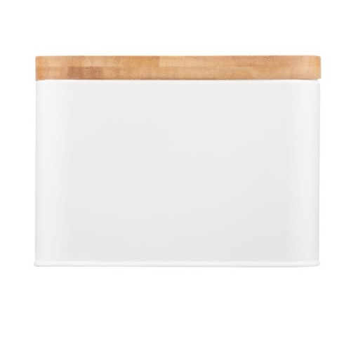 Хлібниця Ardesto Midori 33х13х18см, метал, бамбук, білий (AR0914WB)