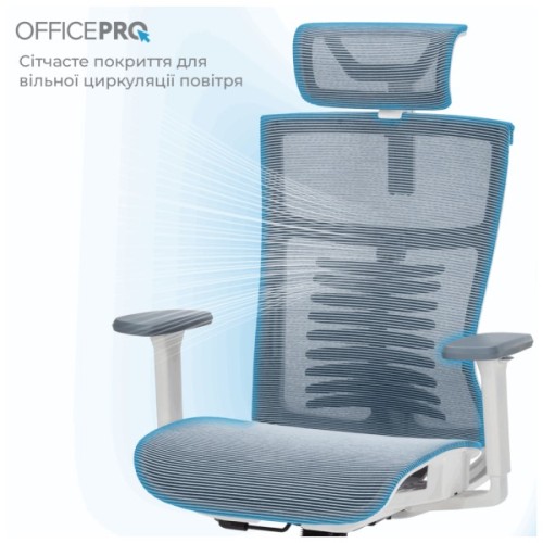 Офісне крісло OfficePro Balance OC620-W-DG-DG (OC620-W-DG-DG)