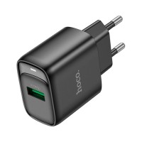 Зарядний пристрій HOCO C140A Smart USB QC3.0 Black (6942007627788)