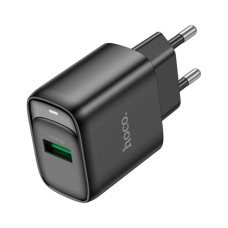 Зарядний пристрій HOCO C140A Smart USB QC3.0 Black (6942007627788)